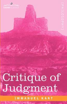 Immanuel Kant - Critique of Judgment, Häftad