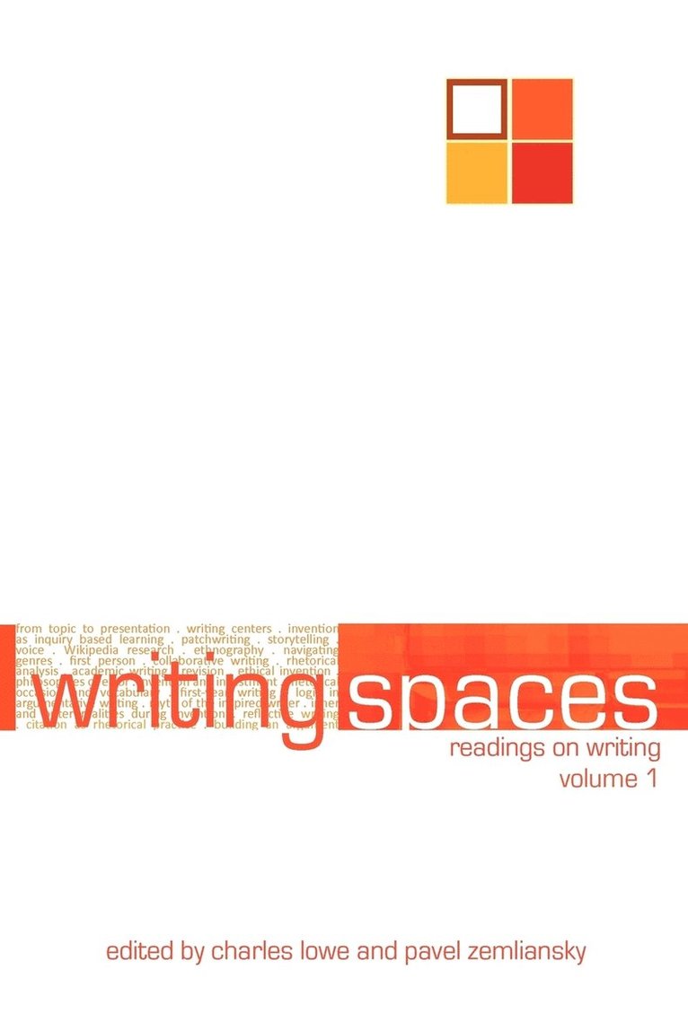Charles Lowe, Pavel Zemliansky - Writing Spaces, Häftad