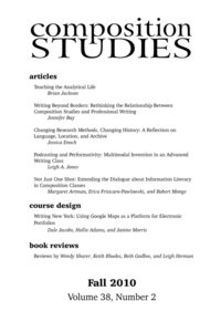 bokomslag Composition Studies 38.2 (Fall 2010)