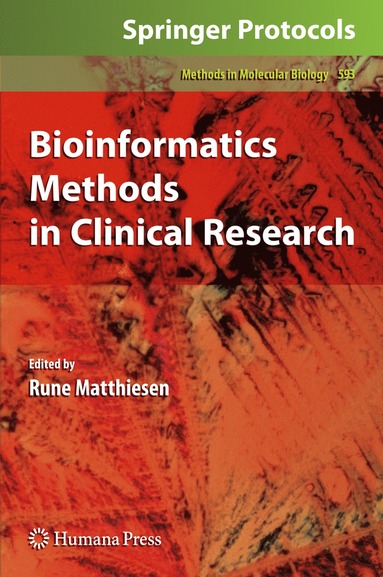 bokomslag Bioinformatics Methods in Clinical Research