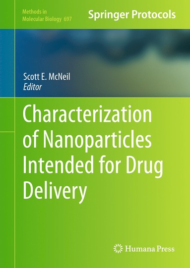 bokomslag Characterization of Nanoparticles Intended for Drug Delivery