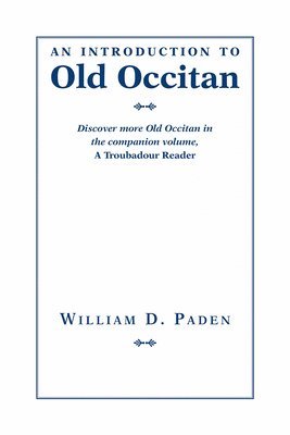 bokomslag Introduction to Old Occitan