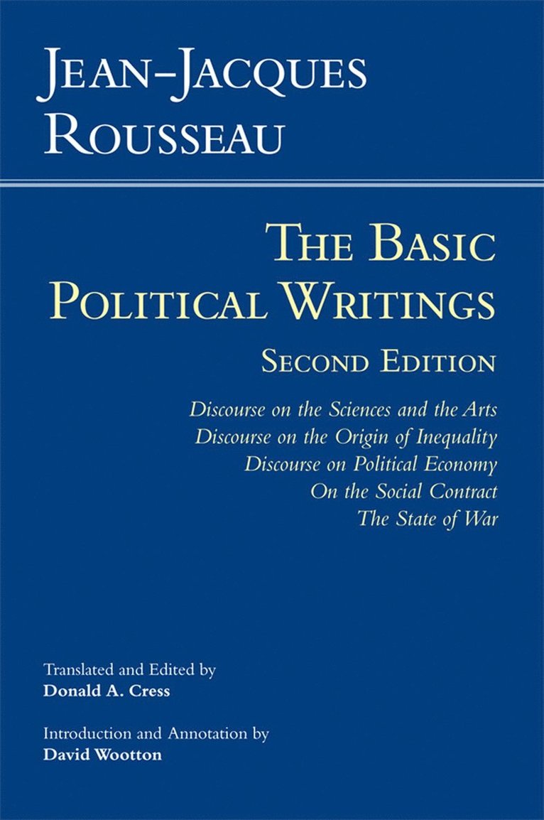 Jean-Jacques Rousseau - Rousseau: The Basic Political Writings, Häftad