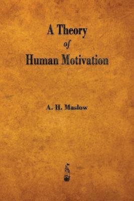 bokomslag Theory of Human Motivation