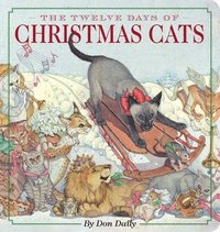 bokomslag The Twelve Days of Christmas Cats Oversized Padded Board Book