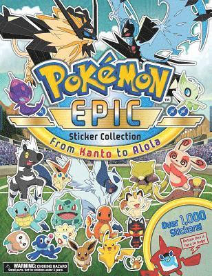 bokomslag Pokemon Epic Sticker Collection: From Kanto To Alola