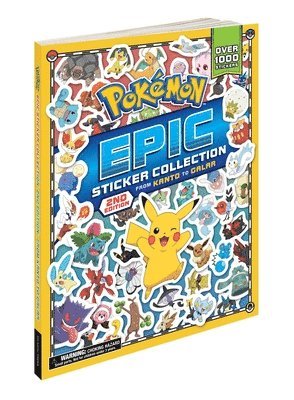 bokomslag Pokemon Epic Sticker Collection 2Nd Edition: From Kanto To Galar