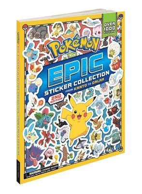 bokomslag Pok?Mon Epic Sticker Collection 2Nd Edition: From Kanto To Galar