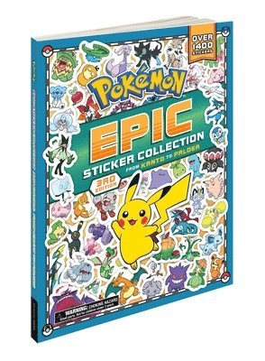 bokomslag Pokémon Epic Sticker Collection 3rd Edition: From Kanto to Paldea: Over 1,400 Stickers!