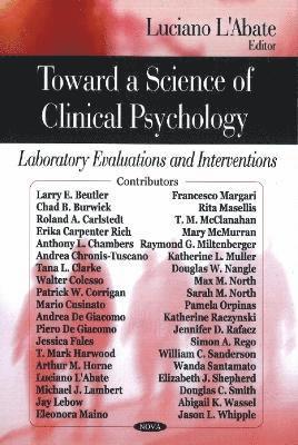 bokomslag Toward a Science of Clinical Psychology