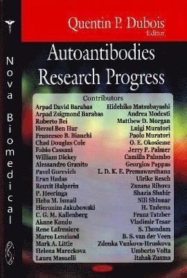 bokomslag Autoantibodies Research Progress