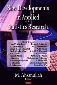 bokomslag New Developments in Applied Statistics Research