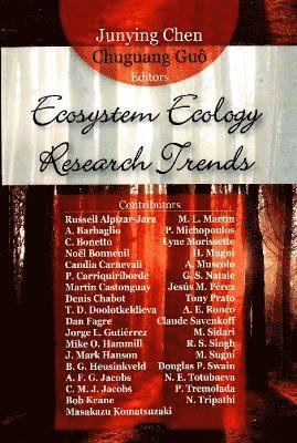 bokomslag Ecosystem Ecology Research Trends