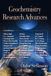bokomslag Geochemistry Research Advances