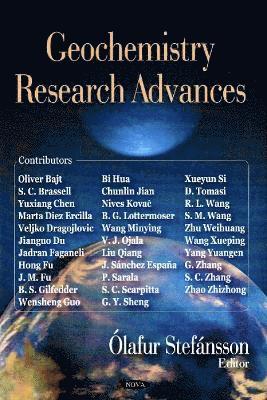 bokomslag Geochemistry Research Advances