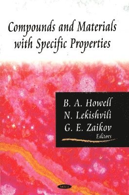bokomslag Compounds & Materials with Specific Properties