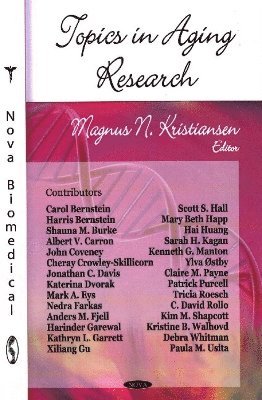 bokomslag Topics in Aging Research