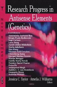 bokomslag Research Progress in Antisense Elements (Genetics)