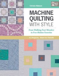 bokomslag Machine Quilting with Style
