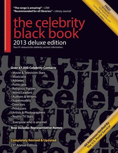 bokomslag The Celebrity Black Book 2013