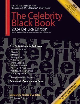 bokomslag The Celebrity Black Book 2024 (Deluxe Edition)