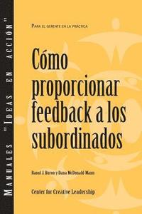 bokomslag Giving Feedback to Subordinates (Spanish for Latin America)