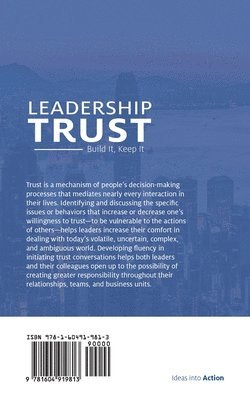 Christopher Evans - Leadership Trust, Häftad