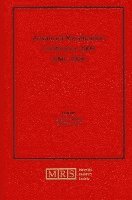 Daniel C. Edelstein, Stefan E. Schulz - Advanced Metallization Conference 2009 (AMC 2009): Volume 25, Inbunden