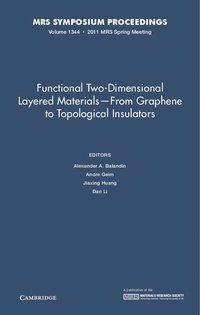 bokomslag Functional Two-Dimensional Layered Materials - From Graphene to Topological Insulators: Volume 1344