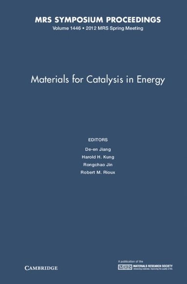 bokomslag Materials for Catalysis in Energy: Volume 1446