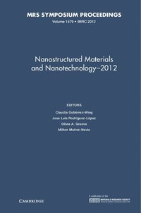 bokomslag Nanostructured Materials and Nanotechnology-2012: Volume 1479