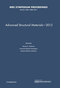 bokomslag Advanced Structural Materials - 2012: Volume 1485