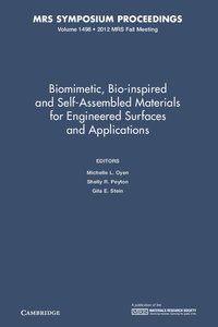 bokomslag Biomimetic, Bio-inspired and Self-Assembled Materials for Engineered Surfaces and Applications: Volume 1498