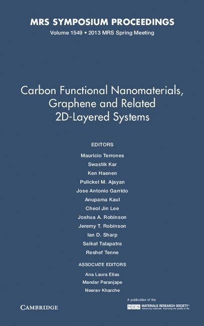 Carbon Functional Nanomaterials, Graphene and Related 2D-Layered Systems: Volume 1549 1