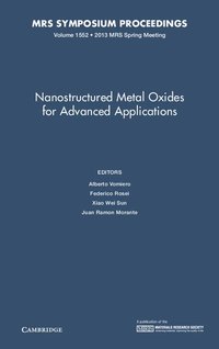 bokomslag Nanostructured Metal Oxides for Advanced Applications: Volume 1552