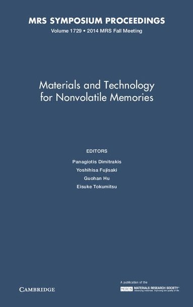bokomslag Materials and Technology for Nonvolatile Memories: Volume 1729