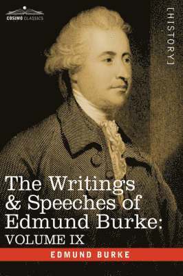 The Writings & Speeches of Edmund Burke 1