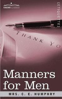 bokomslag Manners for Men