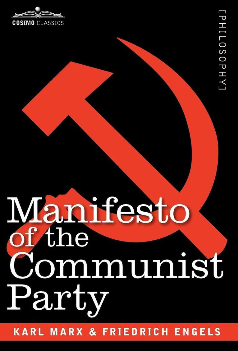 Manifesto of the Communist Party 1