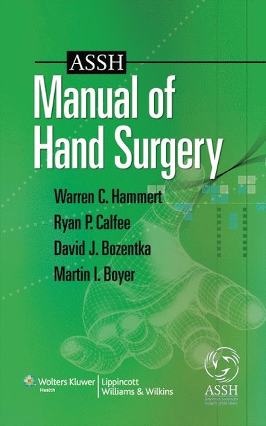 bokomslag ASSH Manual of Hand Surgery