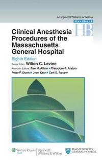 bokomslag Clinical Anesthesia Procedures of the Massachusetts General Hospital