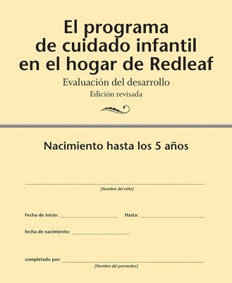 bokomslag El programa de cuidado infantil en el hogar de Redleaf