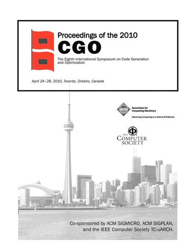 bokomslag Proceedings of the 2010 CGO