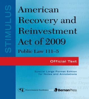 bokomslag Stimulus: American Recovery and Reinvestment Act of 2009: PL 111-5