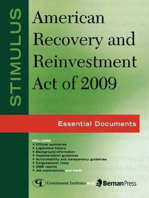 Stimulus: American Recovery and Reinvestment Act of 2009