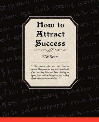 bokomslag How to Attract Success