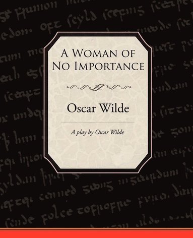 bokomslag Woman of No Importance