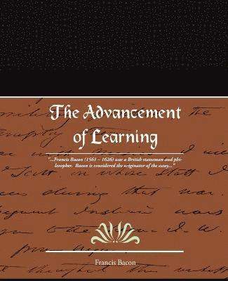 The Advancement of Learning 1