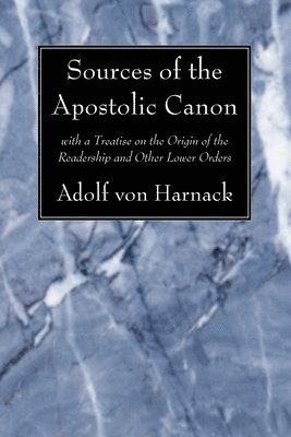 Sources of the Apostolic Canon 1