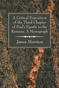 bokomslag Critical Exposition of the Third Chapter of Paul's Epistle to the Romans. A Monograph